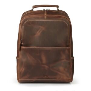 Yukon Leather Frances Backpack Crazy Horse Tan Travel Bag Brown Unisex Luggage